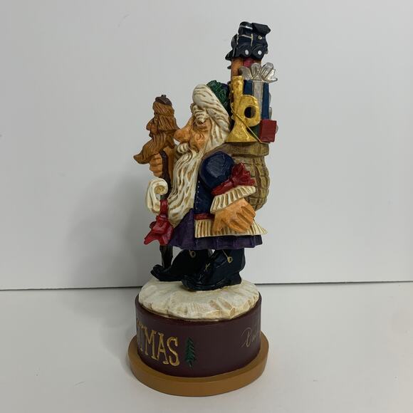 David Frykman Santa w/ Staff Signed Event Piece Merry Christmas Figurine 2000 - Picture 6 of 10